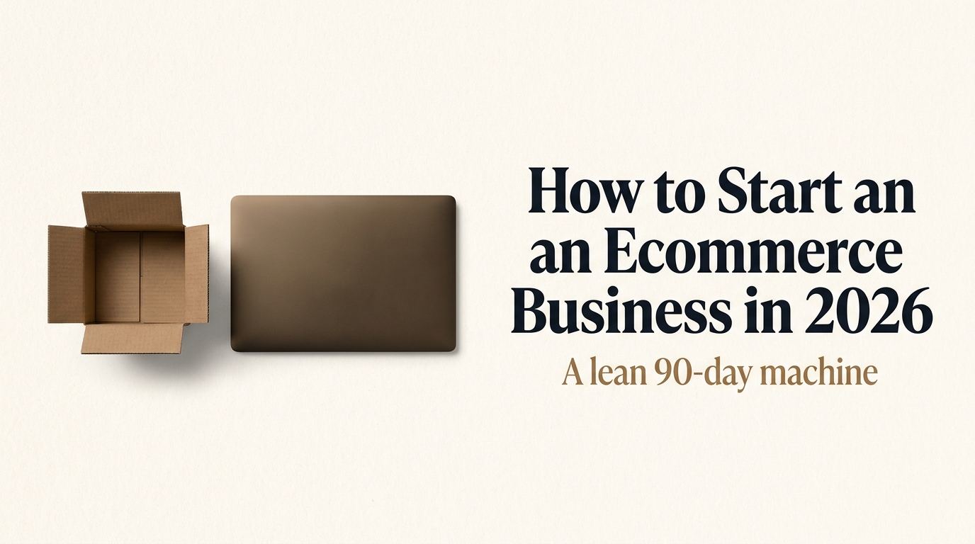 How to Start an Ecommerce Business in 2026