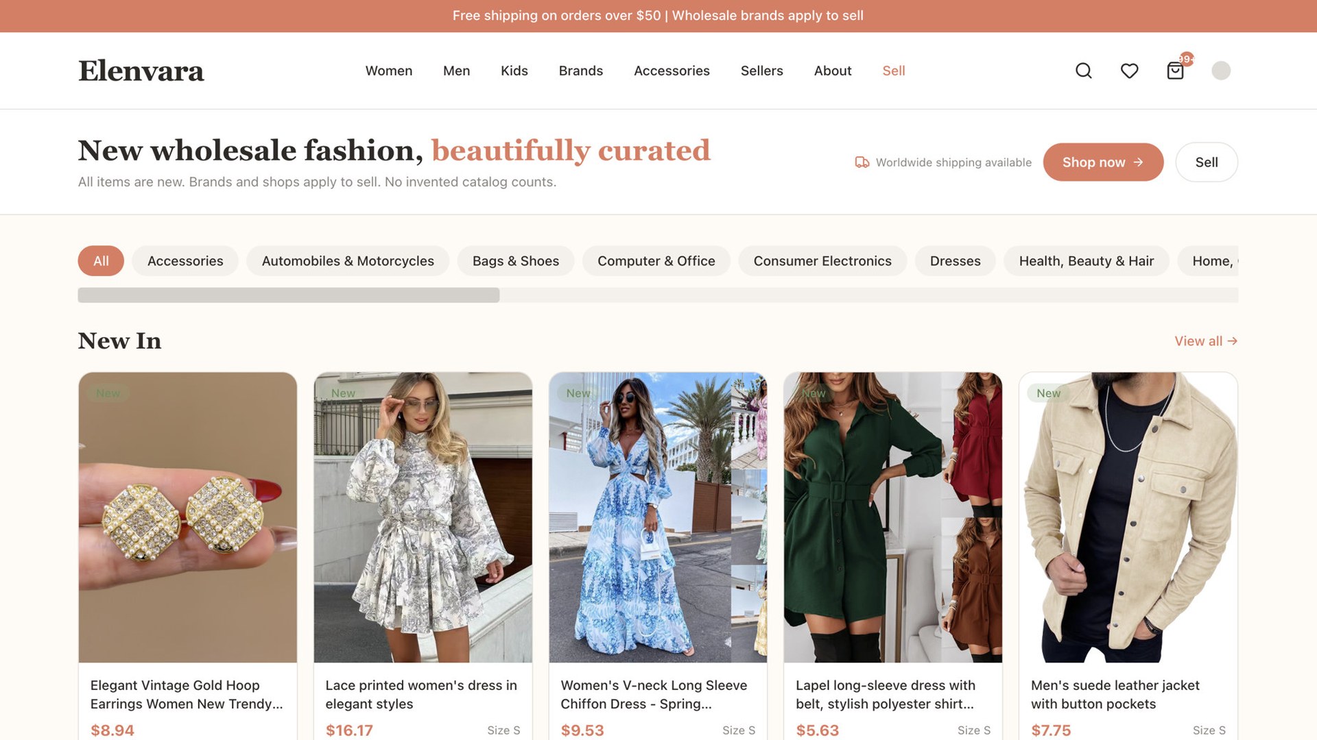 Elenvara live wholesale marketplace
